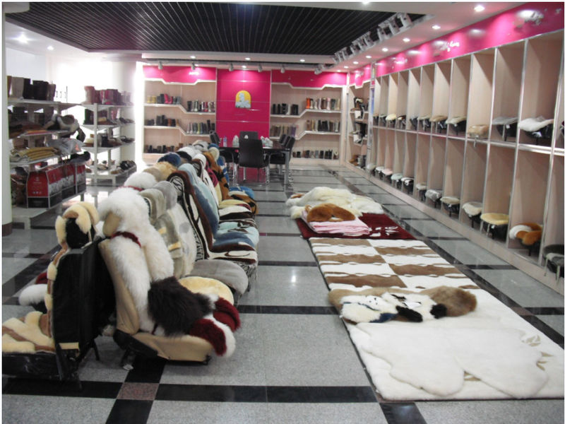 Nangong Bingtai Fur Co., Ltd. üreticinin üretim hattı
